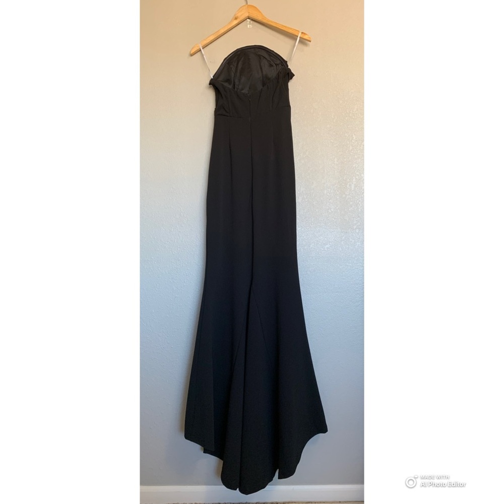 Lulus Small Laney Black Strapless Corset Maxi Dress NWT Formal Evening Dress - Picture 8 of 17